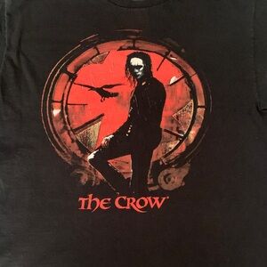 The Crow Black and Red Graphic Tee